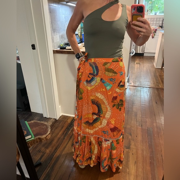 Farm Rio Wrap Skirt - Picture 2 of 3